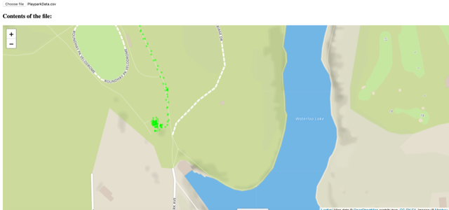 map 2 showing air quality data