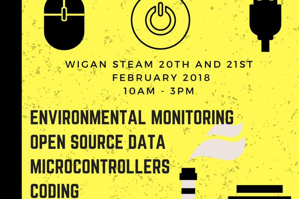 wigan steam invite to enviro hack 2 day event for teens in february 2018